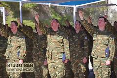Ναύπλιο: Ορκωμοσία της 2014 Α' ΕΣΣΟ νεοσύλλεκτων οπλιτών Μηχανικού