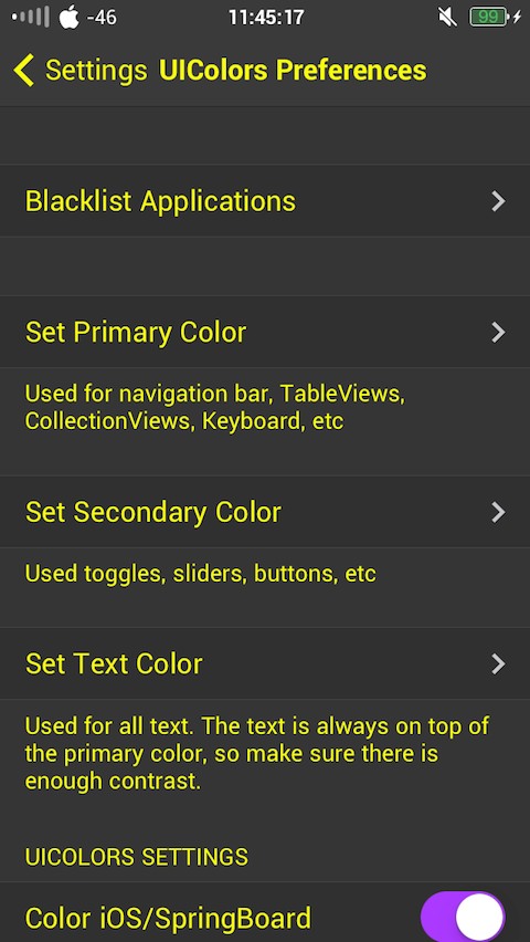 UIColors: Cydia tweak new  v1.0-1 ($1.49) - Φωτογραφία 3