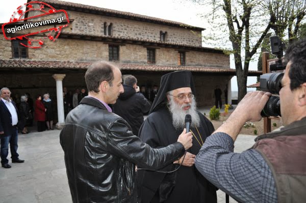 O Μητροπολίτης Εδέσσης, κ. Ιωήλ, στο Αγιορείτικο Βήμα. - Φωτογραφία 2