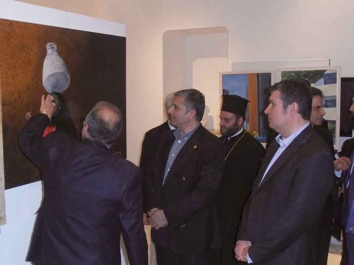 Την Έκθεση Αιγυπτιωτών Εικαστικών Καλλιτεχνών που φιλοξενείται στην Ολυμπιακή Δημοτική Πινακοθήκη «Σπύρος Λούης» εγκαινίασε ο Δήμαρχος Αμαρουσίου Γ. Πατούλης - Φωτογραφία 3