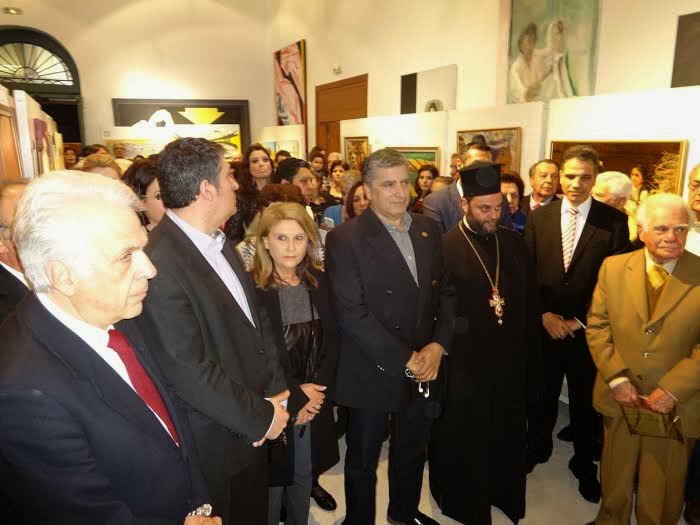 Την Έκθεση Αιγυπτιωτών Εικαστικών Καλλιτεχνών που φιλοξενείται στην Ολυμπιακή Δημοτική Πινακοθήκη «Σπύρος Λούης» εγκαινίασε ο Δήμαρχος Αμαρουσίου Γ. Πατούλης - Φωτογραφία 4