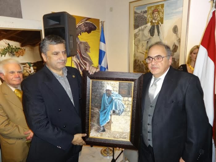 Την Έκθεση Αιγυπτιωτών Εικαστικών Καλλιτεχνών που φιλοξενείται στην Ολυμπιακή Δημοτική Πινακοθήκη «Σπύρος Λούης» εγκαινίασε ο Δήμαρχος Αμαρουσίου Γ. Πατούλης - Φωτογραφία 6