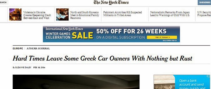 New York Times: Οι Έλληνες αφήνουν τις BMW τους να σκουριάζουν - Φωτογραφία 2