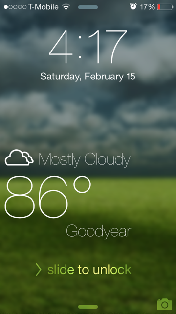 iOS 7 WeatherLock: Cydia tweak new....Ο καιρός στην οθόνη σας - Φωτογραφία 3