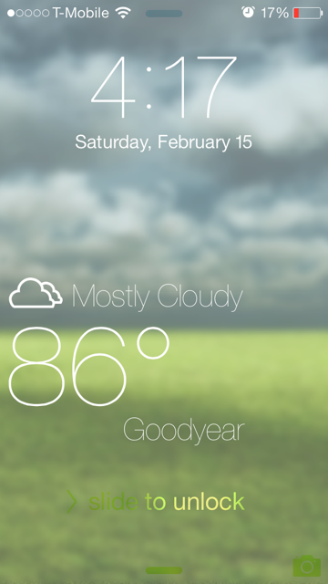 iOS 7 WeatherLock: Cydia tweak new....Ο καιρός στην οθόνη σας - Φωτογραφία 4