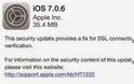Κυκλοφόρησε το iOS 7.0.6 και iOS 6.1.6  για iPhone, iPad και iPod touch