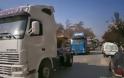 «Ηχηρή» διαμαρτυρία στα Τρίκαλα των ιδιοκτητών Φορτηγών