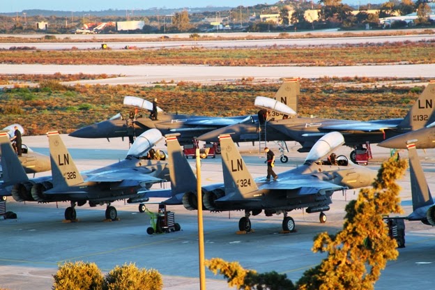 Τα αμερικανικά F-15E της 48th Fighter Wing στη Σούδα και την 115 ΠΜ - Φωτογραφία 3