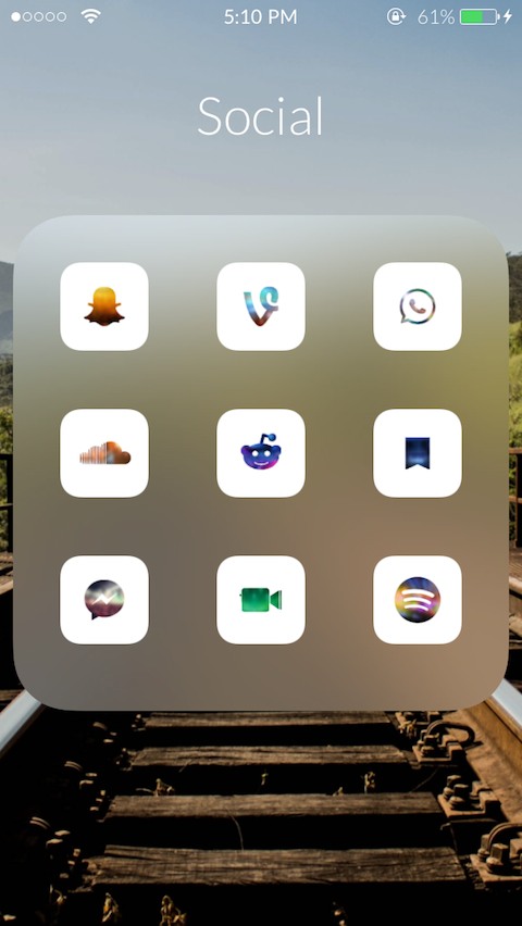 Party' Flat Theme: Cydia theme free - Φωτογραφία 3