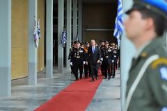 Παρουσία ΥΕΘΑ Δημήτρη Αβραμόπουλου στην τελετή παράδοσης-παραλαβής καθηκόντων του Αρχηγού ΓΕΣ