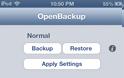 OpenBackup : Cydia tweak update free....δημιουργήστε αντίγραφα ασφαλείας