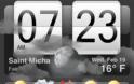 HTC Animated Weather Forecast Clock iWidget: Cydia Widget free - Φωτογραφία 3
