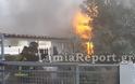 Βίντεο από τη φωτιά σε σπίτι στη Λαμία
