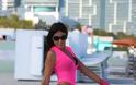 Η Claudia Romani παίζει ποδόσφαιρο στην παραλία του Miami - Φωτογραφία 3