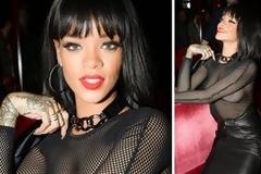 Η Rihanna με διάφανο μπλουζάκι και χωρίς σουτιέν