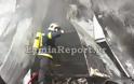 Δείτε φωτογραφίες από τη πυρκαγιά στο εργοστάσιο στο Μοσχοχώρι Λαμίας