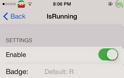 IsRunning: Cydia tweak new free