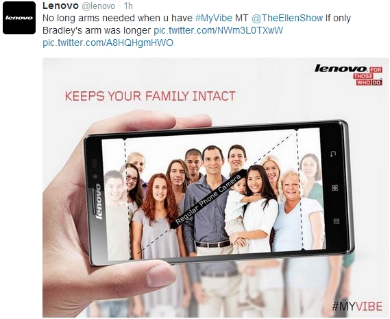 To πληρωμένο από τη Samsung selfie της Ellen DeGeneres και οι αντιδράσεις Nokia, LG και Lenovo - Φωτογραφία 5
