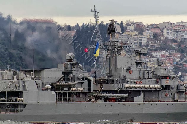 Η ναυαρχίδα του Ναυτικού της Ουκρανίας διέρχεται μέσω του Βοσπόρου - Φωτογραφία 3