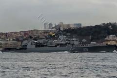 Η ναυαρχίδα του Ναυτικού της Ουκρανίας διέρχεται μέσω του Βοσπόρου