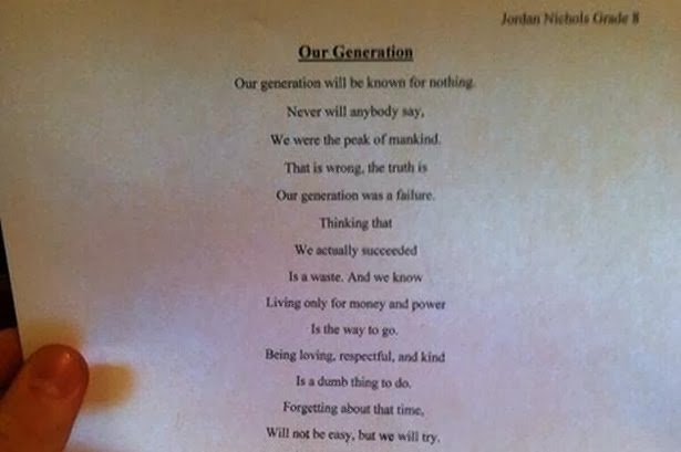 14χρονος έγραψε ποίημα που διαβάζεται και ανάποδα! - Φωτογραφία 2