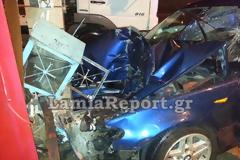 Σοβαρό τροχαίο στη Λαμία - Από τύχη δεν θρηνήσαμε θύματα