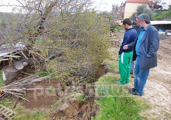 Κόπηκε στα δύο η γη στην Ηλεία - Καθίζηση και κατολισθήσεις από τις βροχές - Φωτογραφία 6