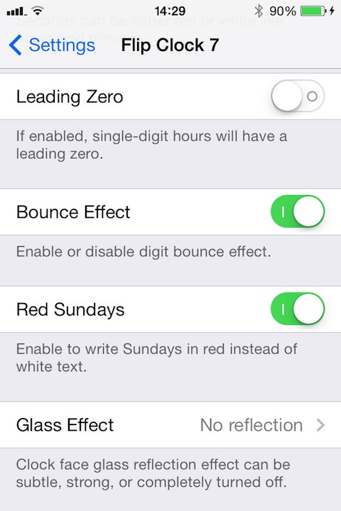 Flip Clock 7: Cydia tweak update v7.0.1-1 ($0.99) - Φωτογραφία 3