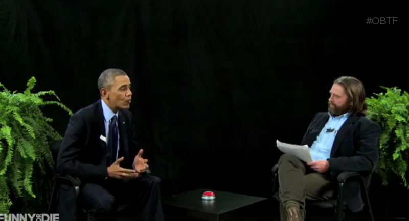 Η πιο περίεργη συνέντευξη: Ο Γαλυφιανάκης κάλεσε τον Ομπάμα και τον είπε «σπασίκλα» [βίντεο] - Φωτογραφία 1