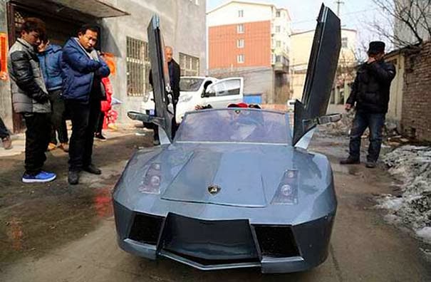 Έφτιαξε Lamborghini για να πηγαίνει τον εγγονό του στο σχολείο! [photos&video] - Φωτογραφία 4