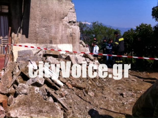 Αιτωλοακαρνανία: Τραγωδία στη Γραμματικού Μακρυνείας - Δυο άνδρες καταπλακώθηκαν από τα χαλάσματα τοίχου - Φωτογραφία 4