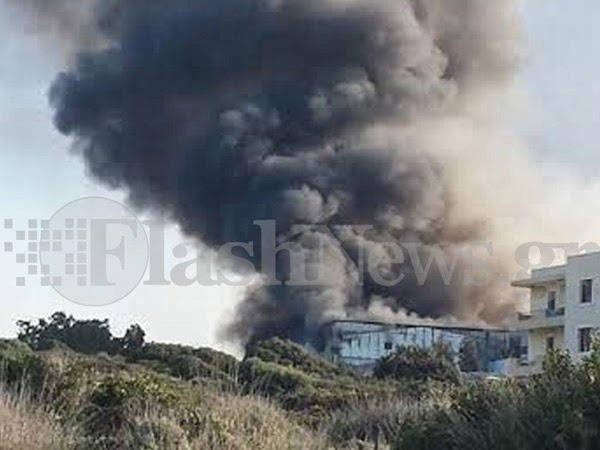 Ρέθυμνο: Μεγάλη πυρκαγιά στην Creta Farms [photos+video] - Φωτογραφία 3