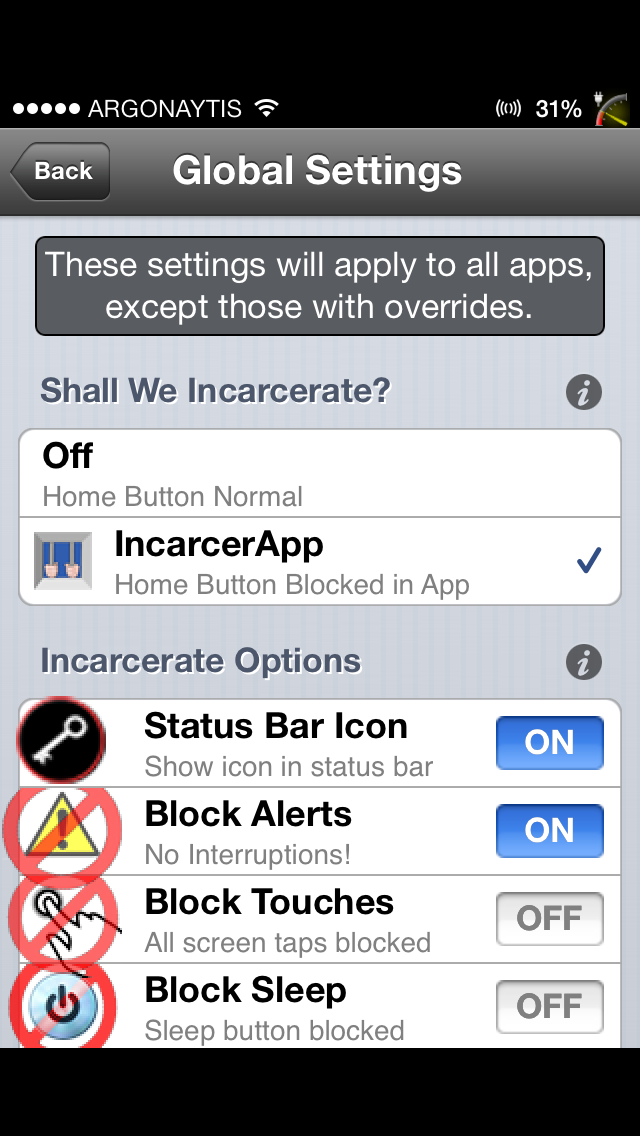 IncarcerApp: Cydia tweak free update...και κλειδώστε το HOME - Φωτογραφία 2