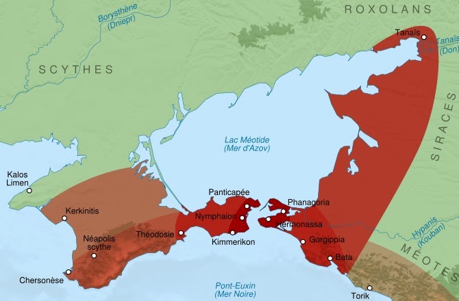 Οι αρχαίοι Έλληνες ονόμαζαν την Κριμαία Ταυρίδα... το Βασίλειο του Κιμμερικού Βοσπόρου... και τα στενά του Κέρτς - Φωτογραφία 1