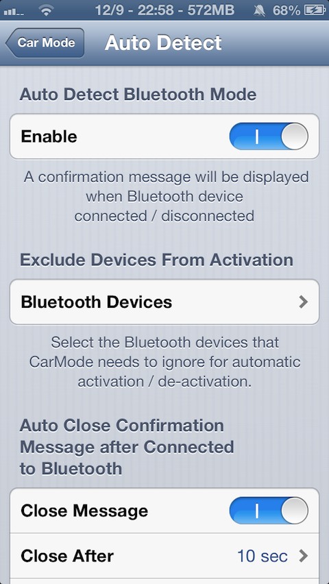 Car Mode: Cydia tweak update v 4.0 ($0.99) - Φωτογραφία 4