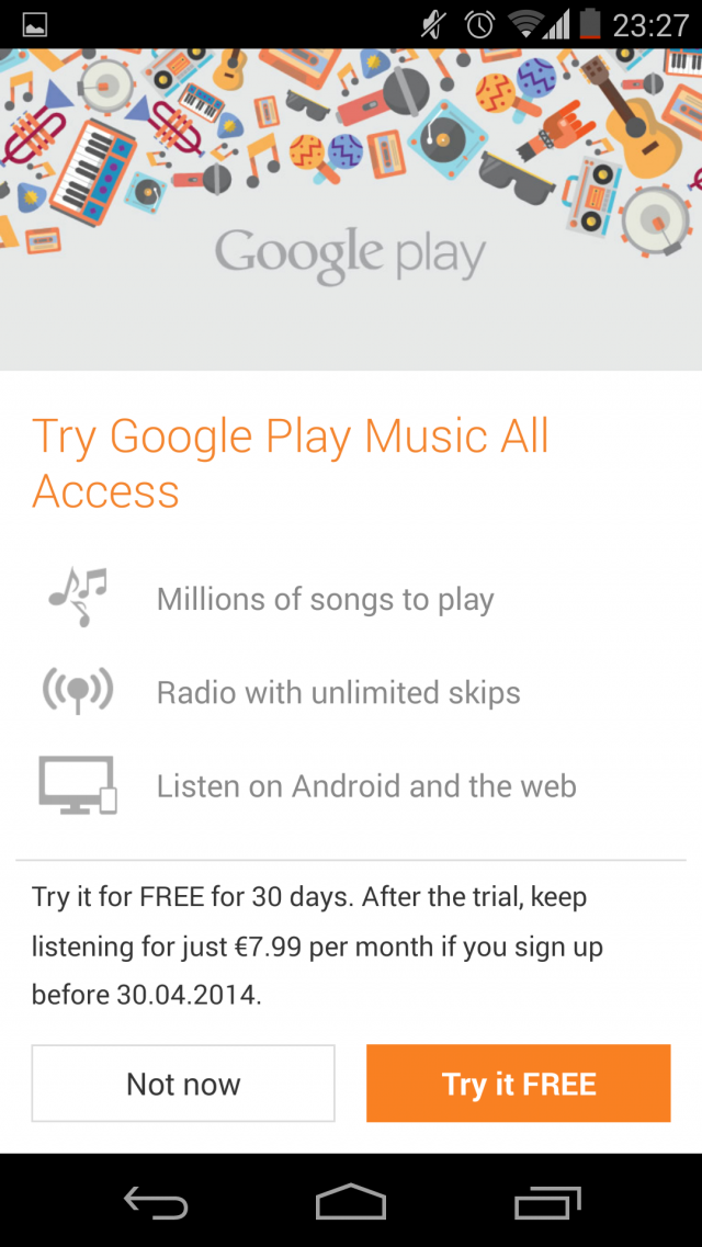 0 Google Play Music. Διαθέσιμο στην Ελλάδα! - Φωτογραφία 3