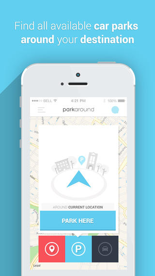 ParkAround: AppStore free...βρίσκει τις κενές θέσεις πάρκινγκ που υπάρχουν γύρο σου - Φωτογραφία 3