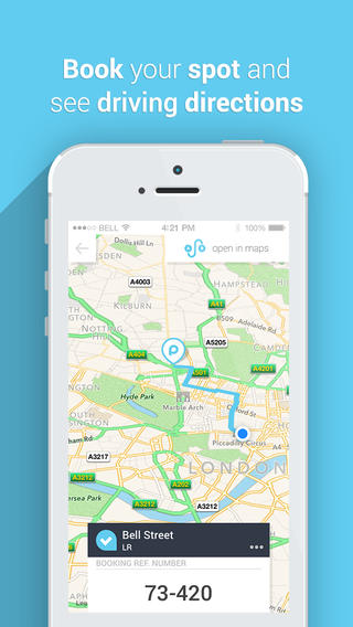 ParkAround: AppStore free...βρίσκει τις κενές θέσεις πάρκινγκ που υπάρχουν γύρο σου - Φωτογραφία 5