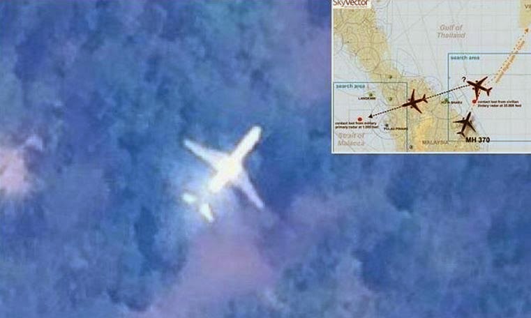 Φωτογραφία από δορυφόρο φέρεται να «απαθανατίζει» το μοιραίο Boeing - Φωτογραφία 1