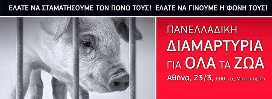 Το Κίνημα Δεν Πληρώνω συμμετέχει στην πανελλαδική διαμαρτυρία για όλα τα ζώα - Φωτογραφία 2