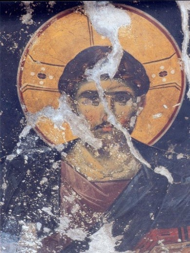 4486 - Ο Χριστός «εν ετέρα μορφή». Η τοιχογραφία στον Ιερό Ναό του Πρωτάτου - Φωτογραφία 1