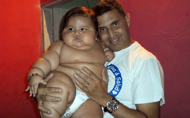 Απίστευτο! Ένα μωράκι μόλις 8 μηνών ζυγίζει 19 κιλά [Photos] - Φωτογραφία 4