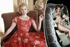 Σταρ του Mad Men ποζάρει ημίγυμνη και θέλει τη Ρίρι στο κρεβάτι της