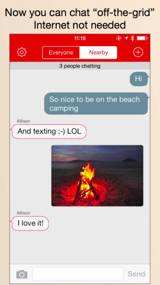 FireChat: AppStore Free...ανταλλάξτε μηνύματα ακόμη και χωρίς σύνδεση - Φωτογραφία 3