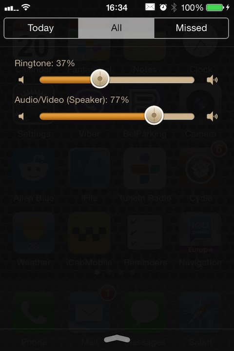 Volume Mixer: Cydia tweak new...ρυθμίστε την ένταση για κάθε εργασία ξεχωριστά - Φωτογραφία 3