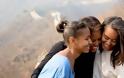 Μισέλ Ομπάμα και κόρες στο Σινικό Τείχος!