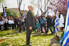 Πάτρα: Κατάθεση στεφάνων στην πλατεία Εθνικής Αντίστασης - Δείτε φωτο