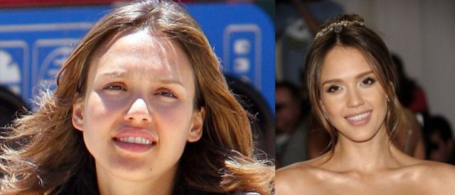 ΔΕΙΤΕ: Διάσημες πριν και μετά το μακιγιάζ - Φωτογραφία 18