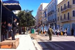 Πάτρα: Κάτω από αστυνομικό κλοιό η παρέλαση της 25ης Μαρτίου - Δείτε φωτο