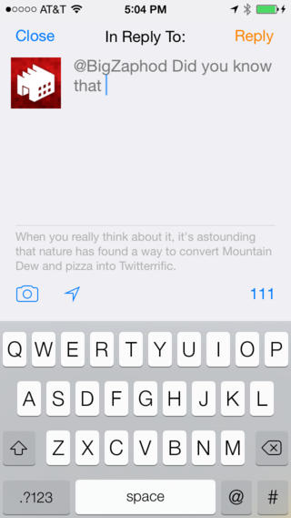 Twitterrific 5 for Twitter: AppStore free...από 2.69 δωρεάν για σήμερα - Φωτογραφία 5